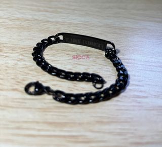 Esclava de acero hombre grabada