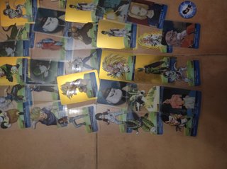 Cartas y tazos de Dragon Ball
