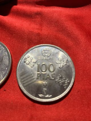 Moneda 100 pesetas 1980 mundial 82