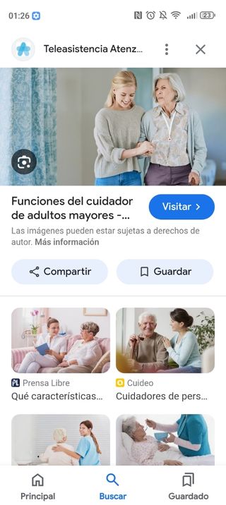 Cuidadora de gent gran