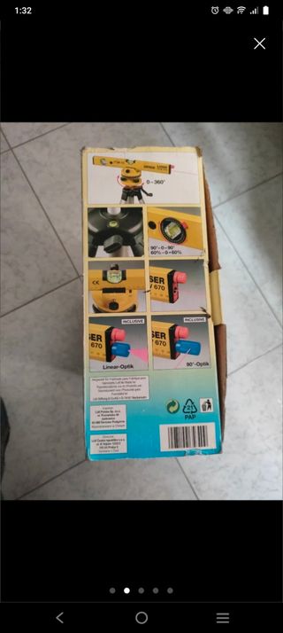 Máquina nivel láser 