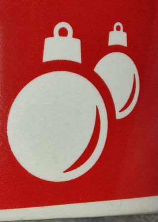 Taza Navidad roja y blanca