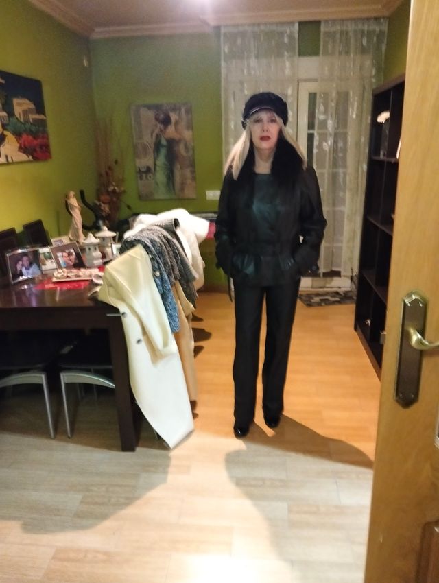 Chaquetón de piel de Ivonne