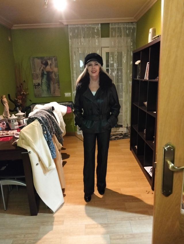 Chaquetón de piel de Ivonne