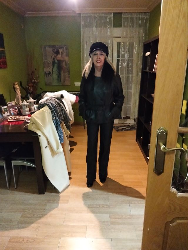 Chaquetón de piel de Ivonne