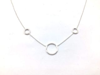 collar plata 925mm 22cm