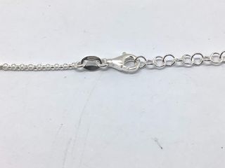 collar plata 925mm 22cm