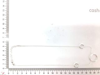 collar plata 925mm 22cm