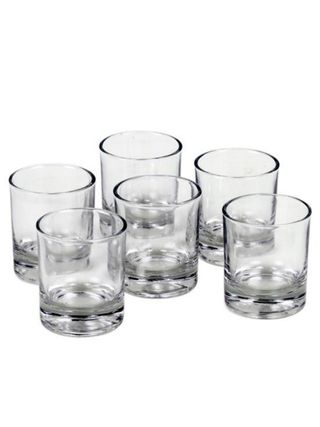 Set 6 Vasos Chupito Cristal 5cl