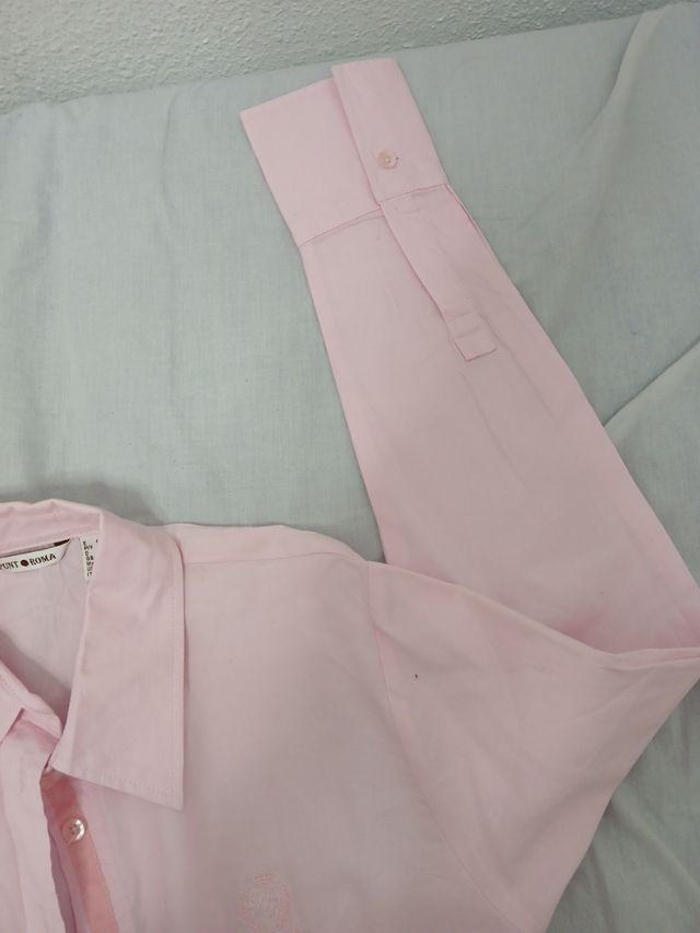 camisa rosa marca punto roma talla 42