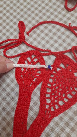 Bikini mujer Rojo microbikini