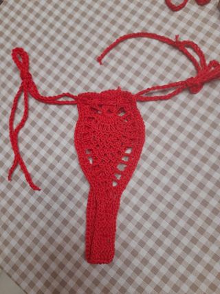 Bikini mujer Rojo microbikini