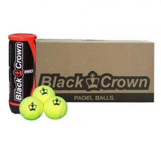 Cajón pelotas padel Black crown Pro