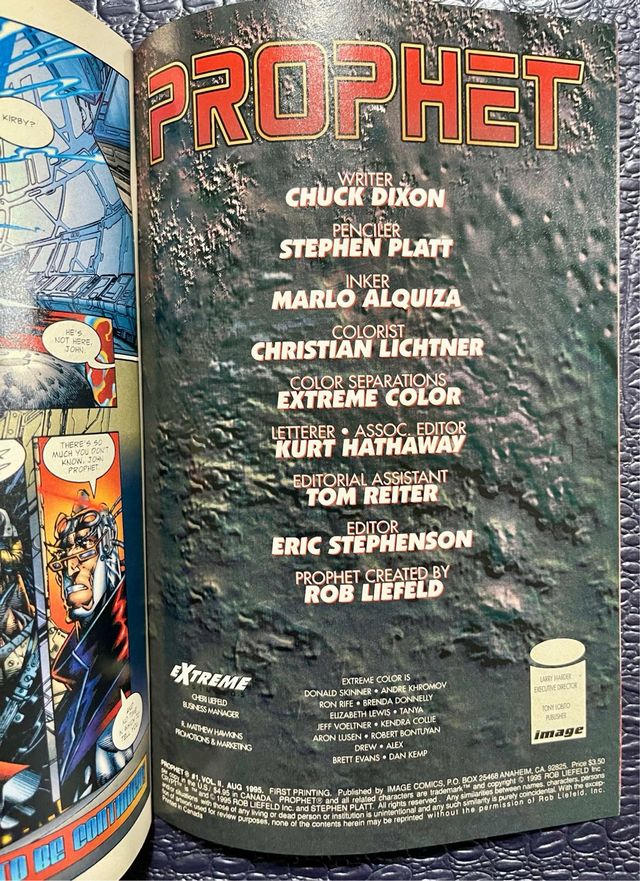 Fumetti PROPHET vol.1