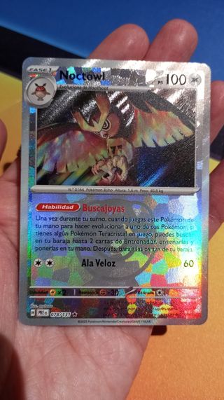 Noctowl Masterball Reverse carta Pokemon PRE