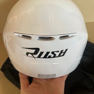 Casco blanco nuevo Rush Talla M