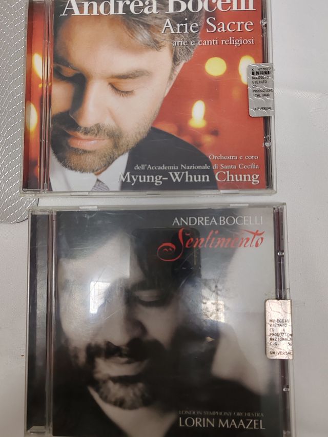 Lotto 2 cd Andrea Bocelli