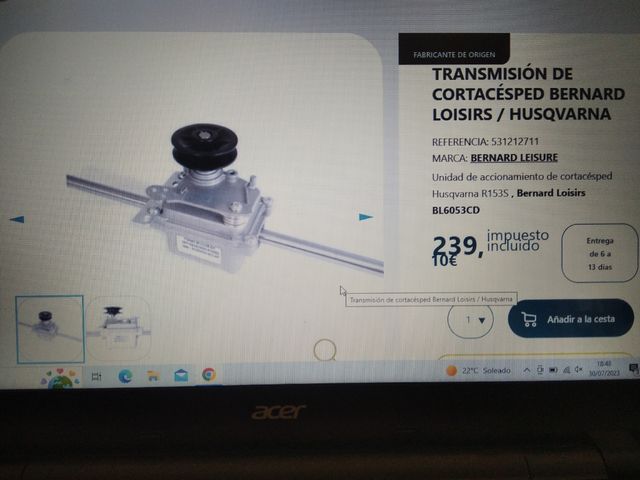 Tracción Cortacesped Husqvarna Primavera