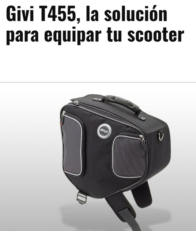 Bolsa tunel scooter Givi T455