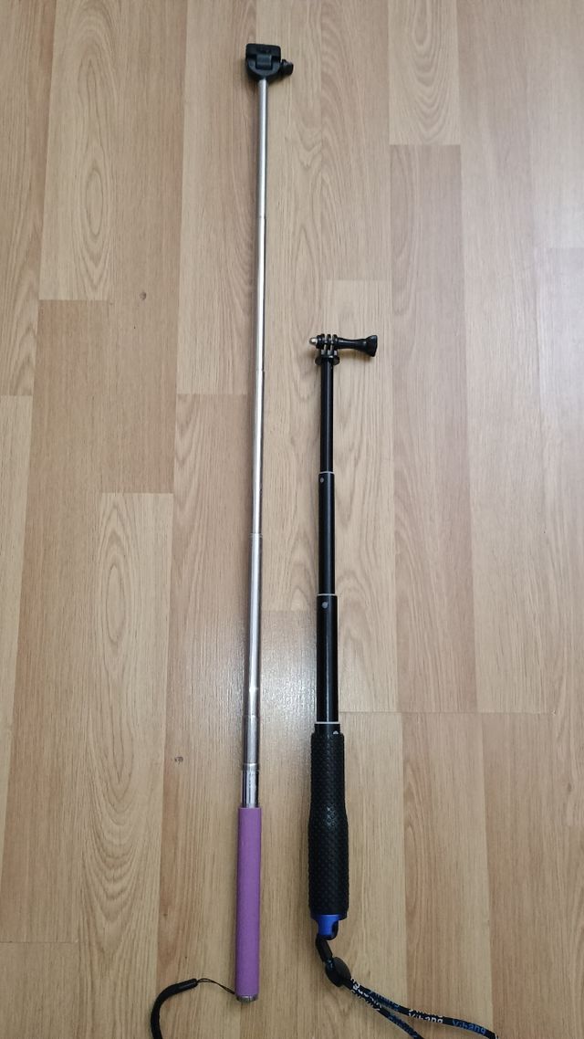 2 palos Selfie Para  GoPro, Cámara fotos