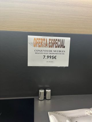 Cocina completa de exposición