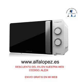 Microondas con Grill 20l ProClean 3110 Cecotec