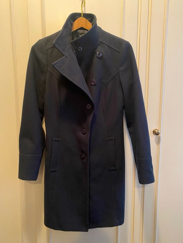 Cappotto blu da donna Sisley