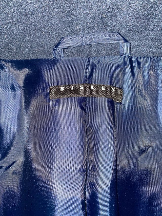 Cappotto blu da donna Sisley