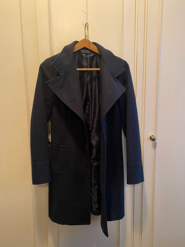 Cappotto blu da donna Sisley