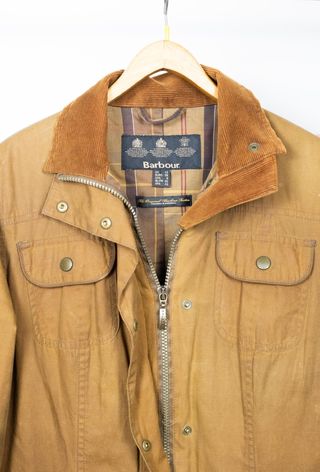 Barbour Flyweight Wax Uility vintage 90s