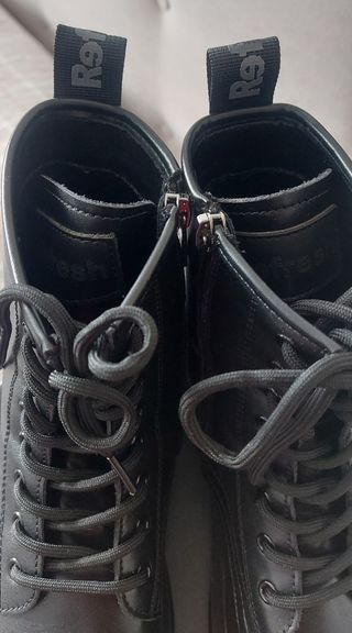 Botines negros piel