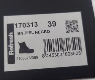 Botines negros piel