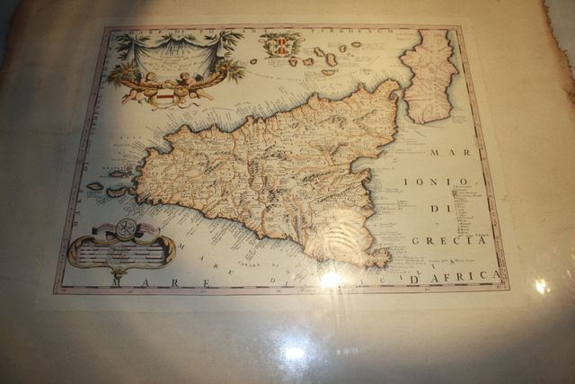 Quadro con riproduzione Trinacria