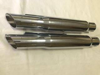 Harley Davidson Silenciosos custom Slush Cut Short