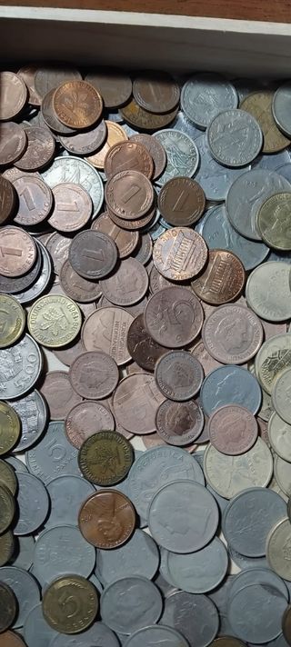 Gran Lote de monedas extranjeras 