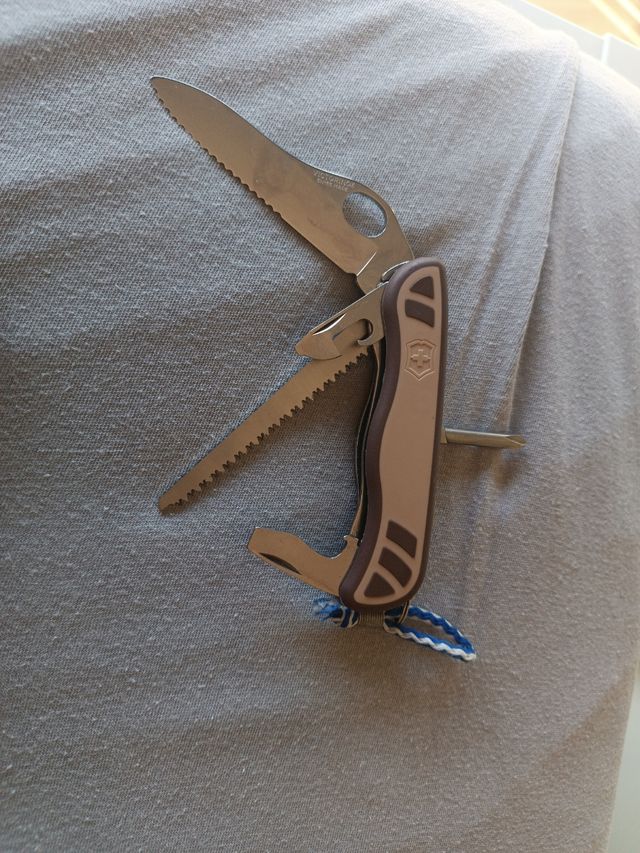 Victorinox trailamaster grip desert D2