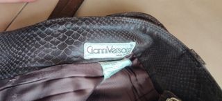 Pantaloni in pelle Versace