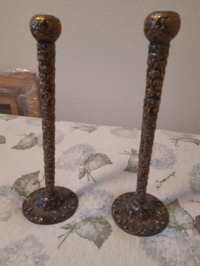 Candelabros,BRONCE Vintage