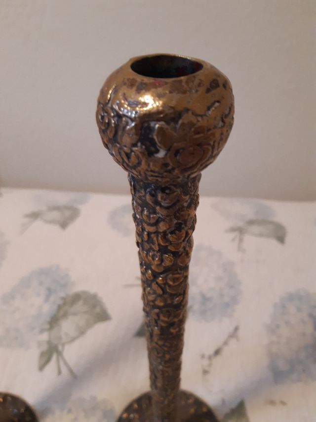 Candelabros,BRONCE Vintage