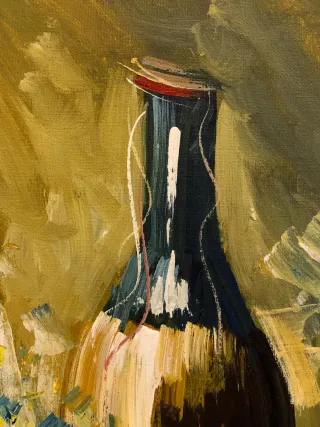 Chianti classico - Óleo sobre lienzo Marouflage.