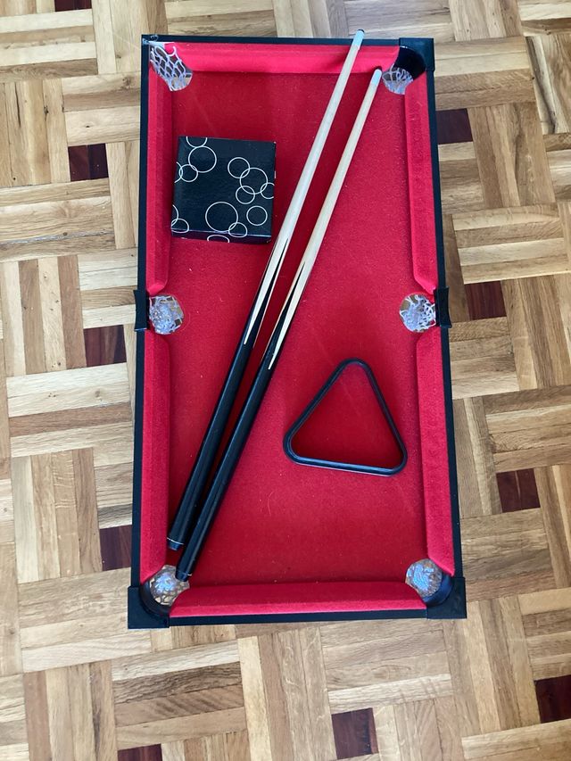 Mini mesa de billar niños portátil