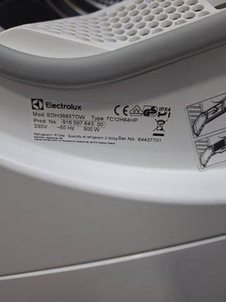 SECADORA ELECTROLUX 8KG CONDENSACION