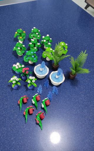 Playmobil vasi fiori vittoriani
