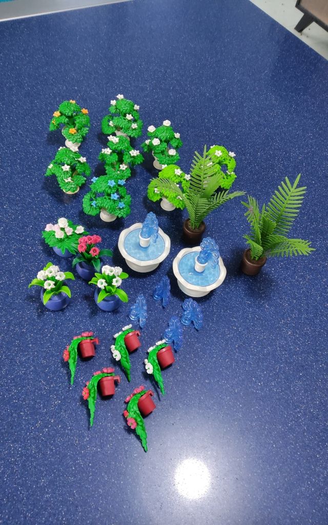 Playmobil vasi fiori vittoriani