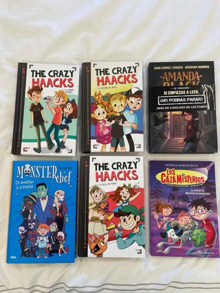 Lote crazy haacks libros y mas