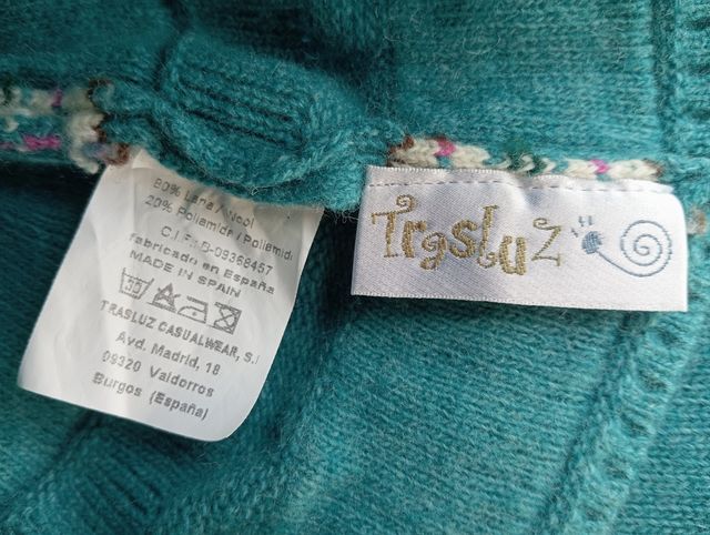 Conjunto gorro y bufanda Trasluz