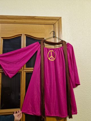 Disfraz carnaval HIPPIE nuevo