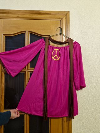 Disfraz carnaval HIPPIE nuevo