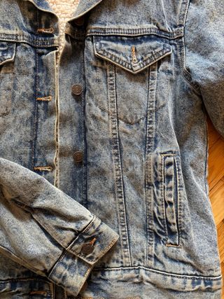 Chaqueta vaquera con borreguito talla S