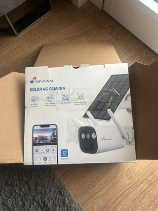 Camara de vigilancia wifi solar exterior